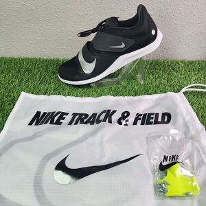 Men's Size 12 Nike Zoom Rival Jump Spikes Black Metallic Silver DR2756-001 NEW